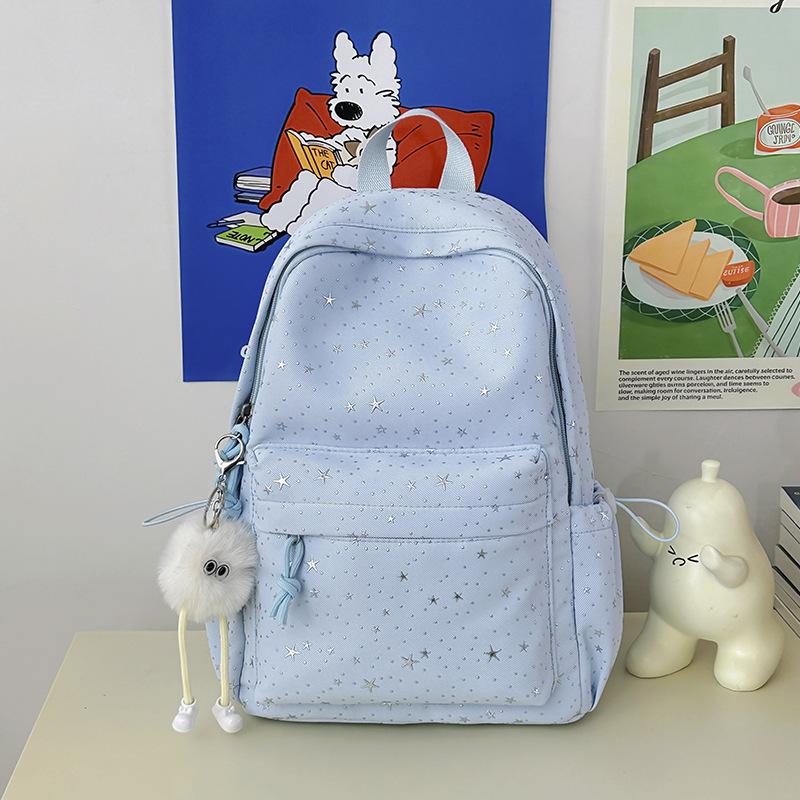 Schoolbag New Schoolbag High Value Korean Ins Girl Heart Leisure Travel Light Backpack Gypsy Star Student Backpack