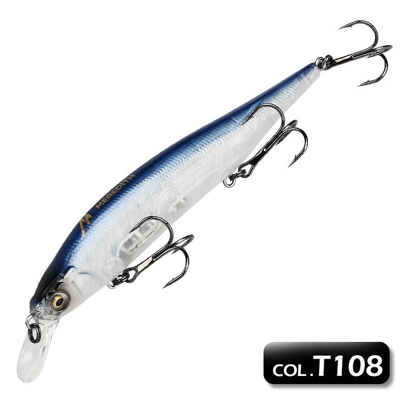 MEREDITH ITO Suspending Minnow 115mm 14.9g 1.8-2m Depth Treble Hooks Pike Bass ITO