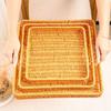 Handwoven Rattan Wicker Woven Serving Baskets Khaki Rattan Basket Bread Fruit Vegetables Basket