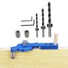 Dowel Drill Joinery Kits 6/8/10mm Drill Bushings for DIY Furniture