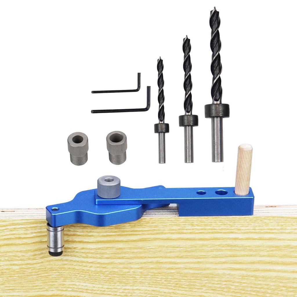 Dowel Drill Joinery Kits 6/8/10mm Drill Bushings for DIY Furniture