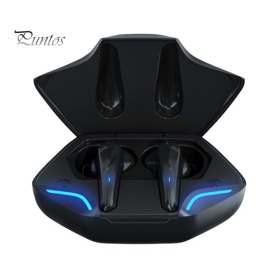 

X15Pro Bluetooth-совместимые наушники-вкладыши с шумоподавлением Цветной дыхательный свет Беспроводная гарнитура Наушники для киберспорта для бега чёрный