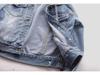 2024 Women's Slim Hooded Denim Jacket - Japanese & Korean Style, Long-Sleeved Short Spring & Autumn Coat