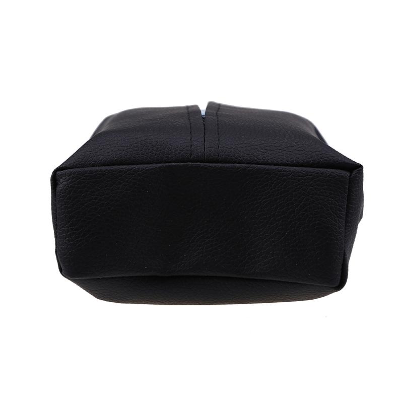 Tissue Box Holder Car Tissues Holder Napkin Case Hanging Paper Towel Organizer PU Leather Box Backseat Paper Towel Holder