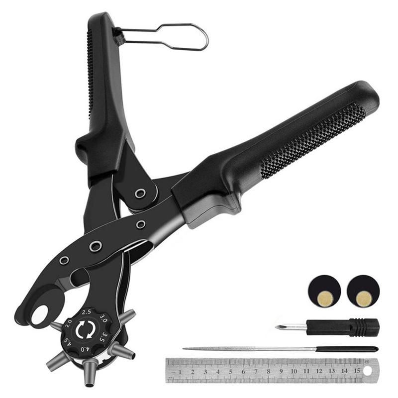 Belt Punch Multifunctional Punching Pliers Belt Pants Belt Watch Belt Eyelet Punching Pliers Factory Punching