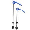 1 Pairset Bicycle Front Rear Quick Release Skewers Wearproof Bike Quick Release LeverBlue