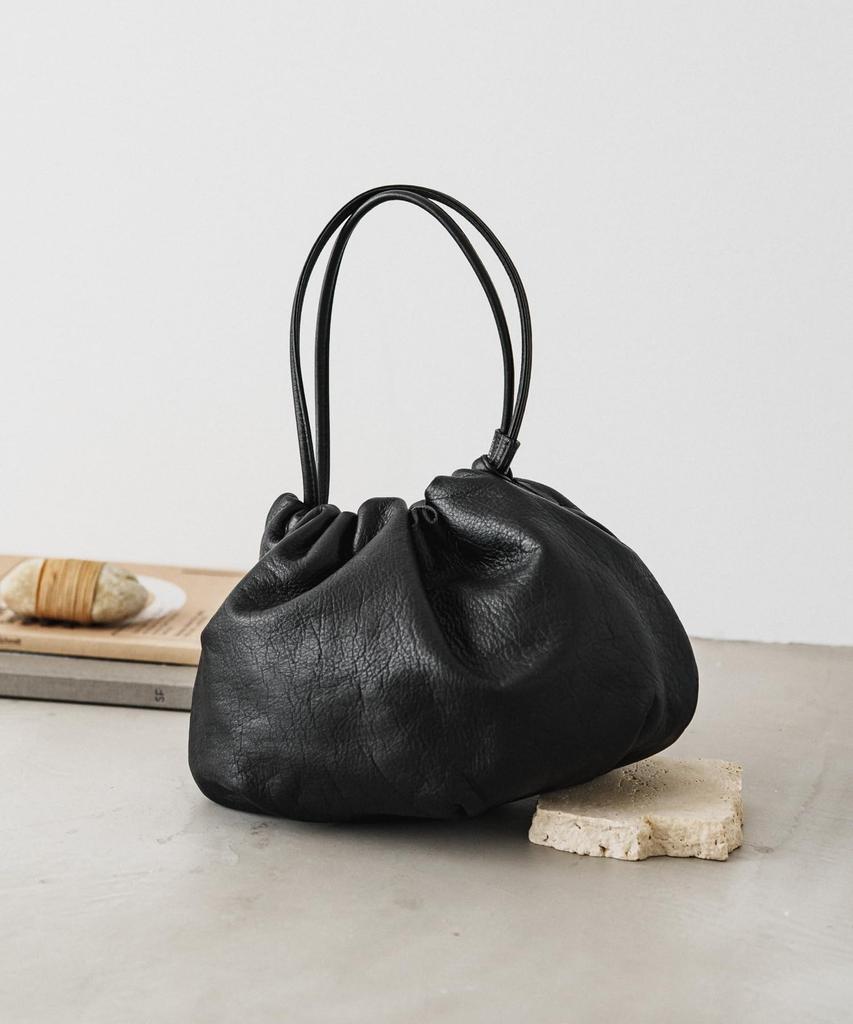 Chi Planning Drawstring Shoulder Bag RUZ1042422A0008 Free Black [Russet] 4-way