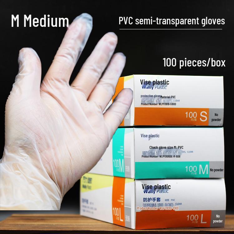 Nitrile Tattooing Gloves, High Elasticity, Powder-Free, 100pcs, Ideal for Beauty, PVC, Rubber, Latex, Food-Safe