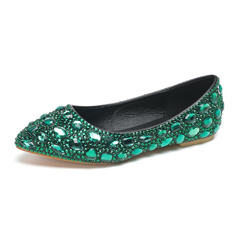 Colored Water Diamond Flat Bottom Anti