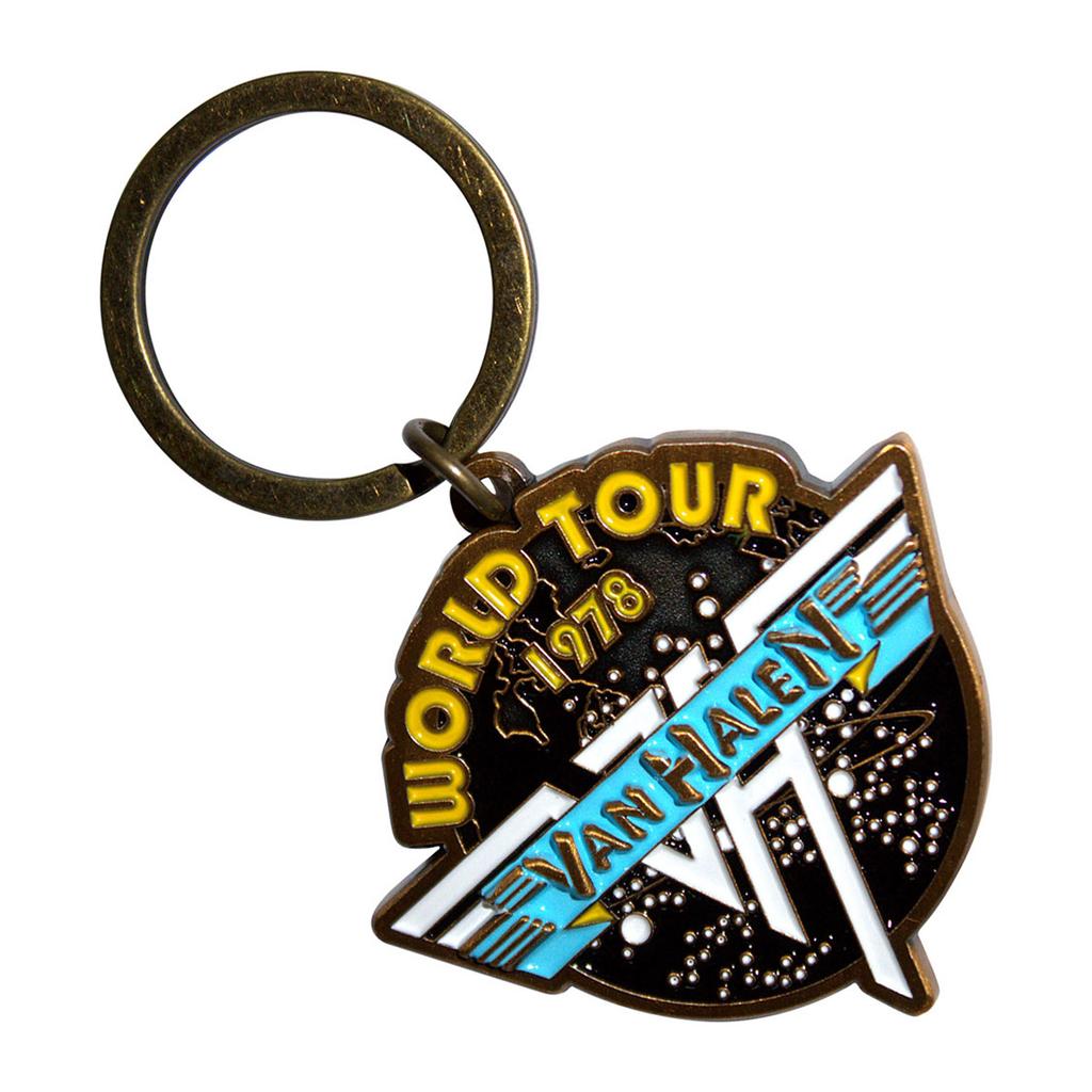 Van Halen World Tour Â´78 Retro Logo Keyring