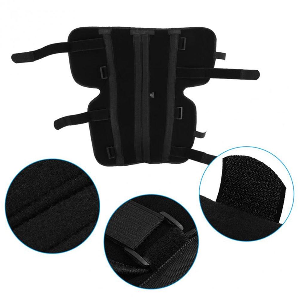 1Pcs Tri-Panel Knee Immobilizer Full Leg Brace Support Aluminum Alloy Straight Knee Splint for Knee Protector Fracture Stabilizer