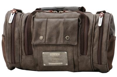 DEVICE DWG50088 Shoulder Body Waist Bag Brown 4-Way Drum Backpack 19cm Height 32cm