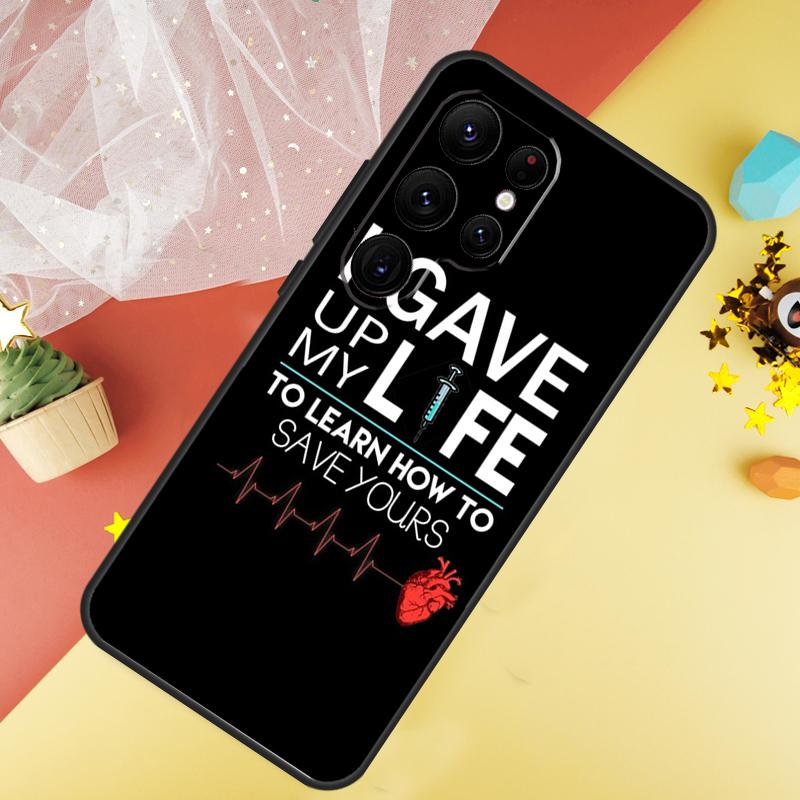 Doctor Nurse Medical Medicine Phone Case For Samsung Galaxy S25 S26 Ultra S21 S20 S22 S23 Ultra S10 Plus S24 FE Cover Coque