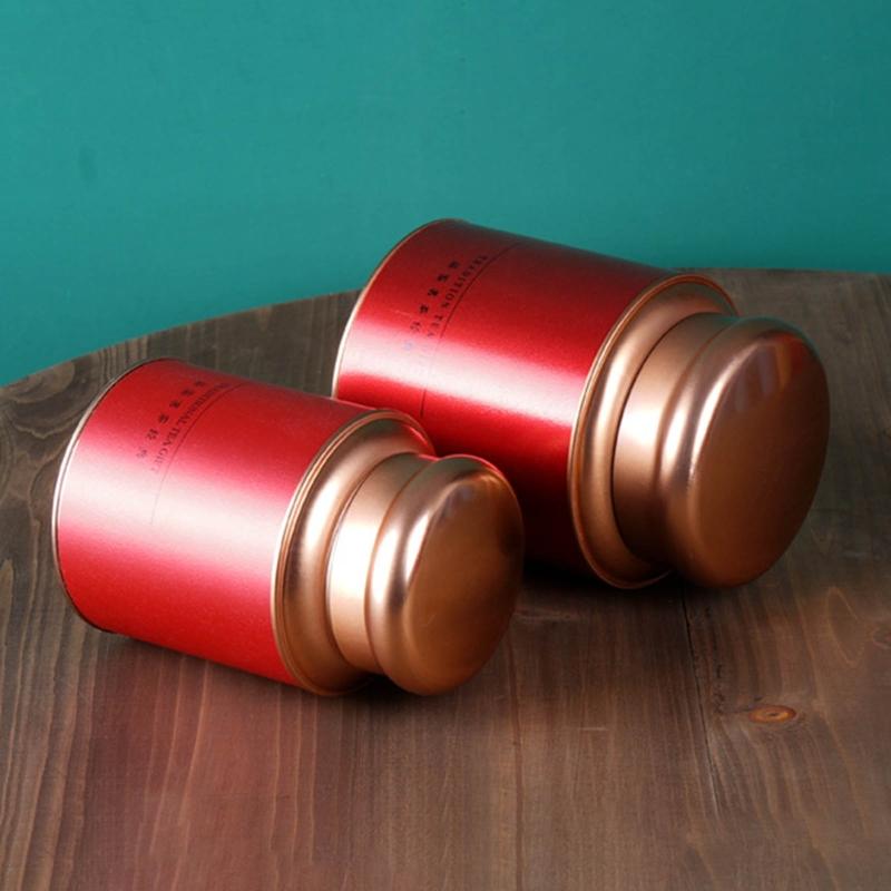 Elegant Tea Storage Container Tea Coffee Tins Capacity for Keeping Dry Storing Loose Tea Leaves Kitchen Office Home Use