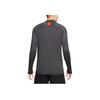 Nike Logo Print Stand Collar Slim Fit Retro Football Shirt Men tops Black AO5177-060