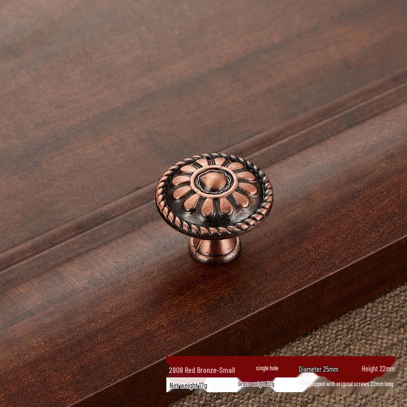 Antique Bronze European & American Zinc Alloy Cabinet Drawer Pull Handle