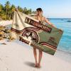 Kenworth Customized Name Text Beach Towel, Soft Absorbent Towel Beach Pool Travel Personal Gift