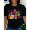 Digital Printed Crew Collar T-Shirts Casual Short Sleeve T-Shirts Spring/Summer Women's Wear Suitable for Easter, Halloween, Thanksgiving, Etc.
