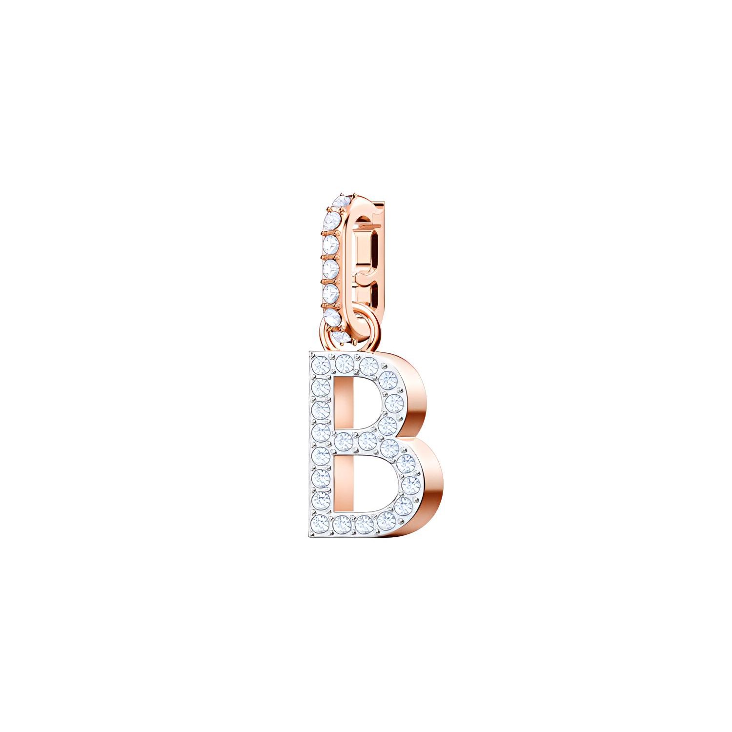 Swarovski Versatile Magic Chain Letter B Pendant Women pendant Rose-Gold 5437624 Rose Gold,F