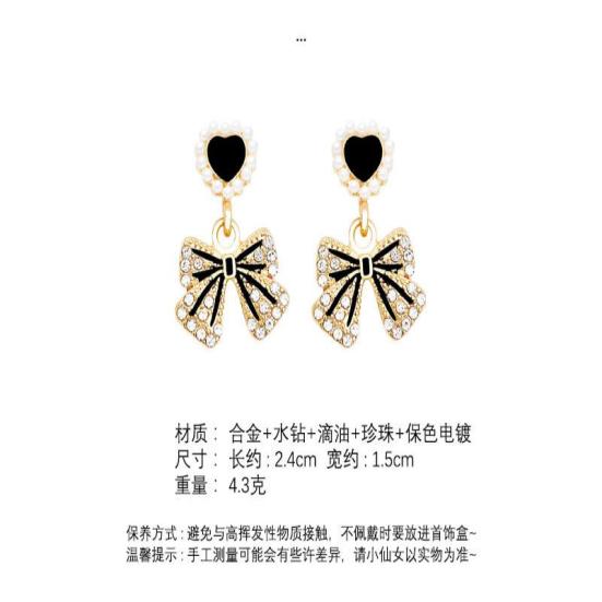 

Винтажные французские серьги с жемчугом для женщин Простой нишевый дизайн Сентиментальные серьги-гвоздики в виде сердца