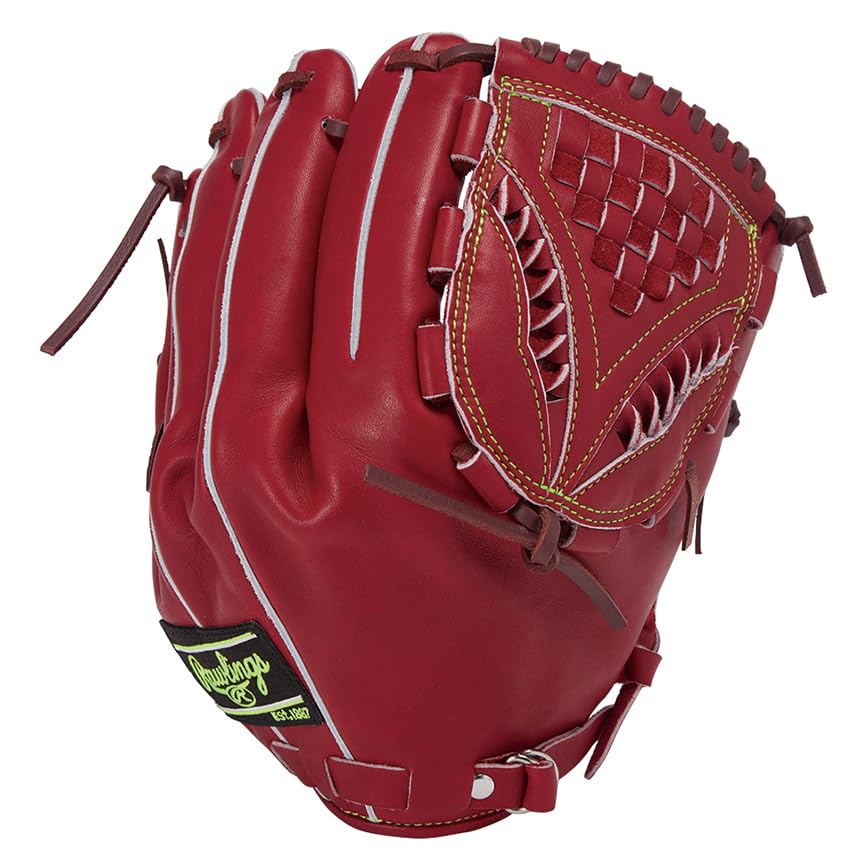 Rawlings PRO PREFERRED GH5FPRJ205FB Baseball Throw Glove, Hardball, Pitcher's, Wine, 11.75 Inches, Left-Handed