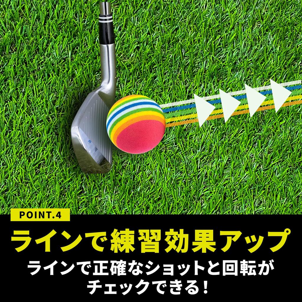 Gavit Golf Übung Annäherung Übung Golf Indoor mit 20 EVA Bällen und Aufbewahrungstasche Matte, Hilfsmittel, Netz, Training,