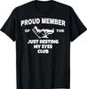 Stolzes Mitglied des „Ich ruhe nur kurz meine Augen“-Clubs Papa Vatertag T-Shirt