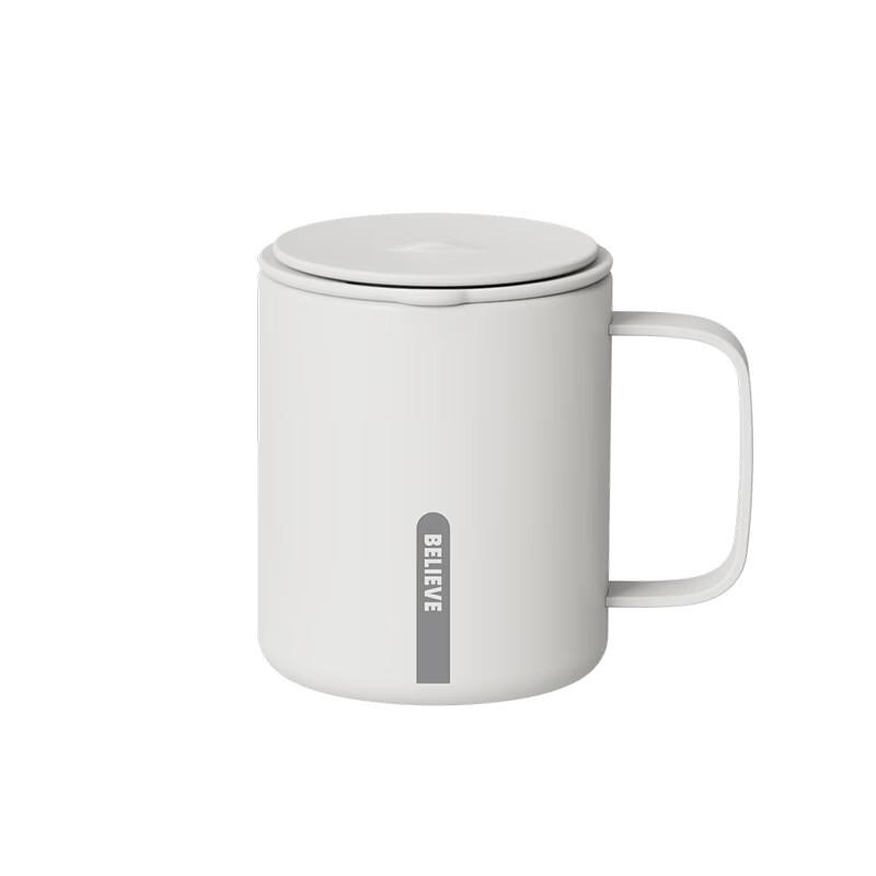 OLOEY Insulated Office Mug with Lid and Handle