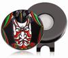 Golf Marker with Hat Clip Magnet Kabuki Utagawa Toyokuni Ichikawa