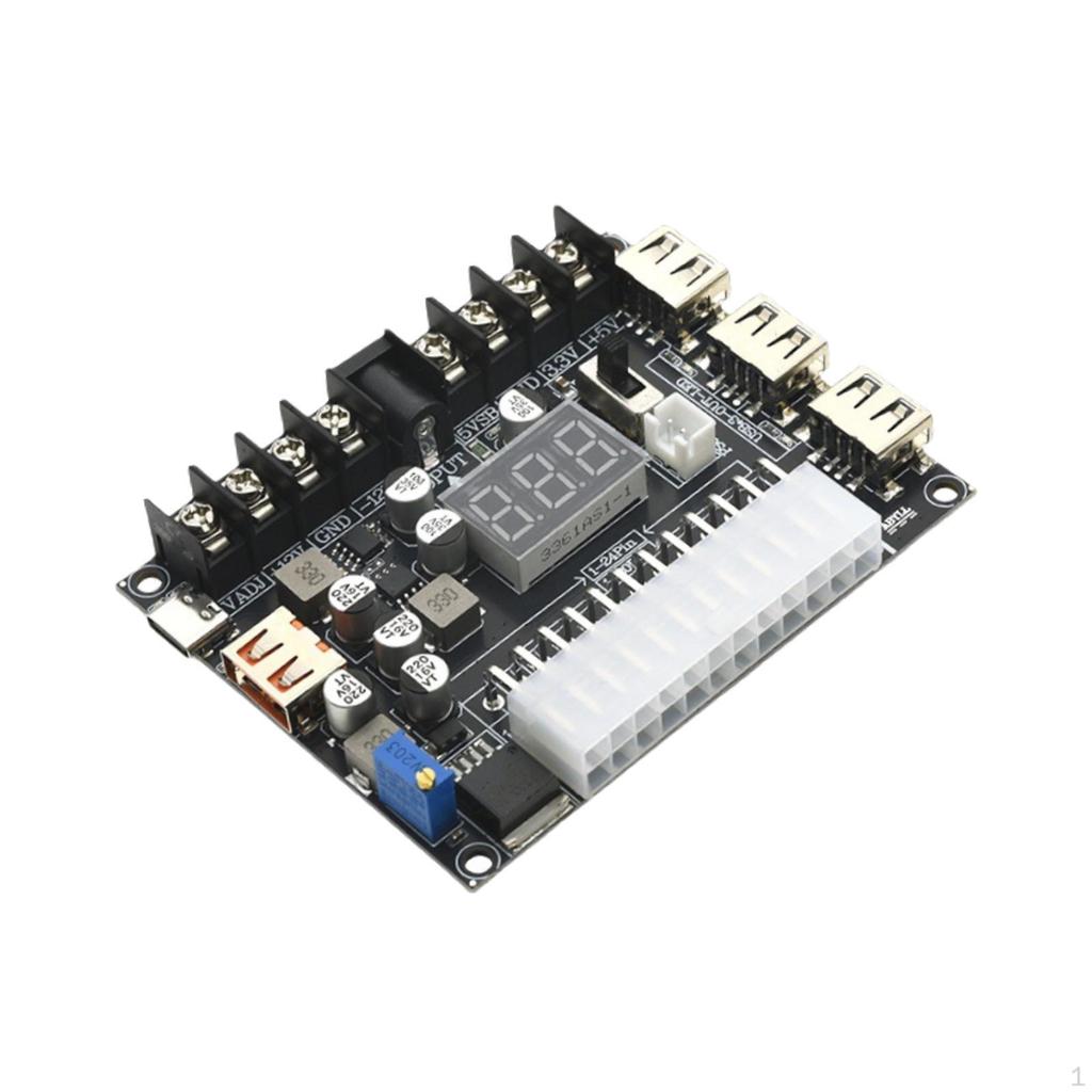Power Supply Breakout Board Module, Adjustable Voltage, Adapter Module