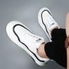 Board shoes men's shoes 2025 spring new breathable casual shoes leather sports shoes trend versatile platform white shoes