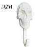 Skeleton Head Storage Organizer Skull Wall Hook, 3D Printed Gothic Decorative Adhesive Key Dark Aesthetic Decor Holder, Mounted for Home Bedroom