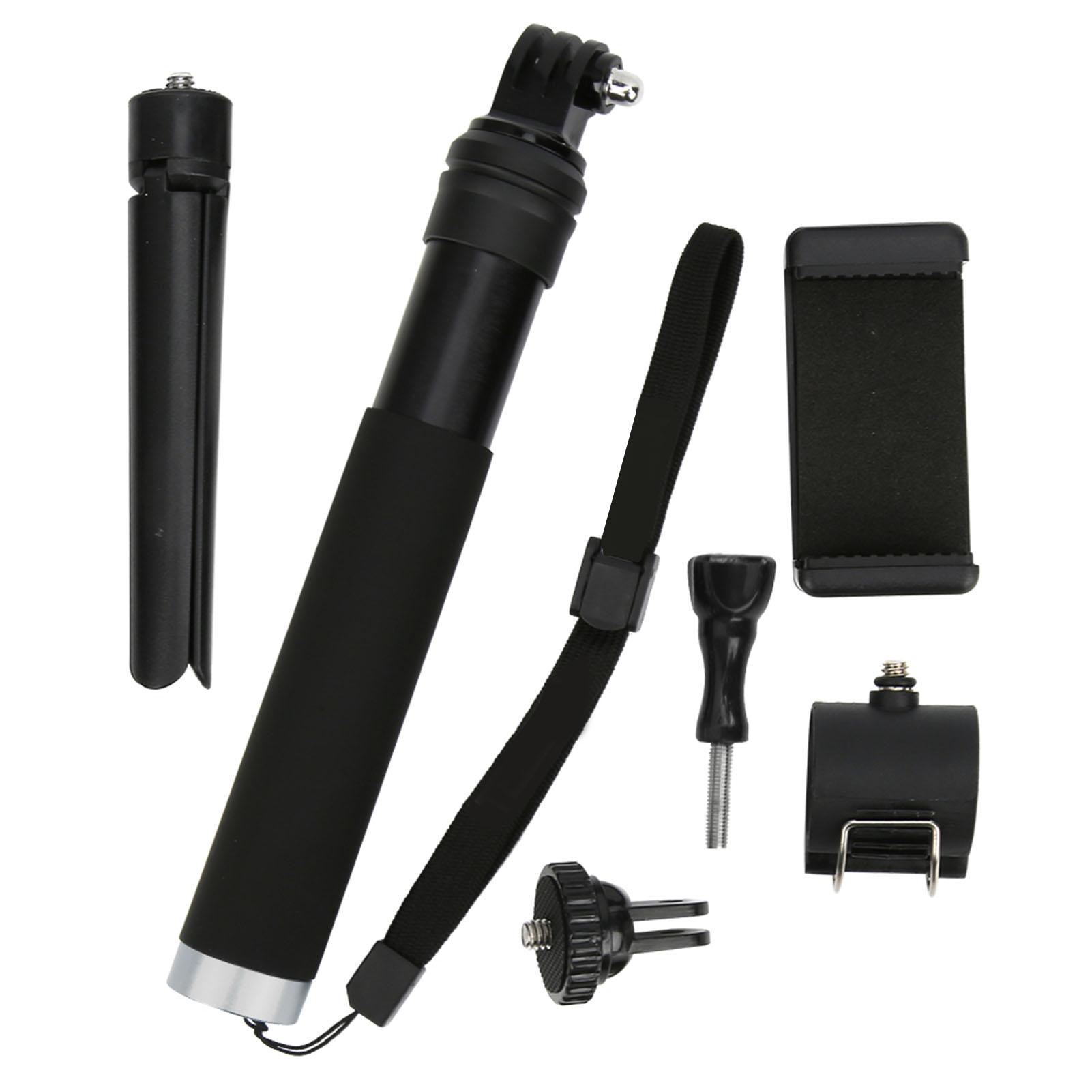 

Selfie Stick Telescopic Link Mini Tripod Mobile Phone Clip for YI Sports Camera