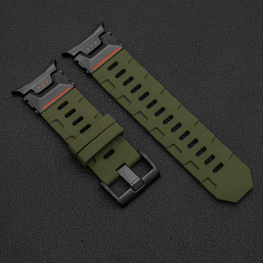 Soft Silicone Loop Strap for Samsung Galaxy Watch Ultra 47mm Luxury Men Sports Band Galaxy Ultra 2025 No Gap Curved End Bracelet