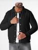 2025 Herren Schwere Lapel Mehrknopf Mode Hoodie Jacke für Herbst/Winter