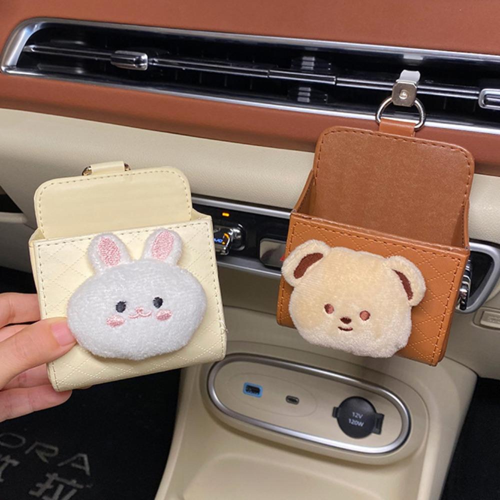 Storage Bag Cartoon Car Storage Box Mobile Phone Hanging Bag Car Mobile Phone Storage Box Glasses