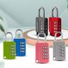 4Digit Combination Lock Small Padlock Portable Password Lock Luggage Lock