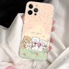 Cute M-mikko C-characters For IPhone 11 12 13 14 15 16 17 Pro Max Plus Air Transparent Clear Shockproof Case