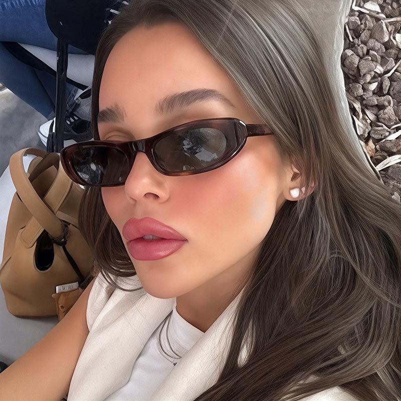 Fashion Stylish Sunglasses for Women Oval Shape Ant-reflective Men's Sun Glasses Vintage Style Outdoor Sunglass