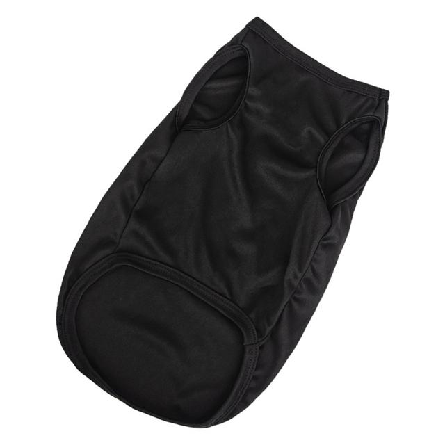 XS-XXL Sommer-Hundeshirt aus reiner Baumwolle für Welpen, blanko, weiche, einfarbige Hundeweste, Katzen-T-Shirts für kleine, mittelgroße und große Hunde