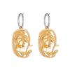 Gold & Black Snake Earring Collection, Assorted Serpent-Shaped Statement Drop Earrings for Women
