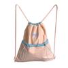 Large Capacity Light Soft Nylon Bag Contrast Color Shoulder Bag Drawstring  Backpacks  Travel