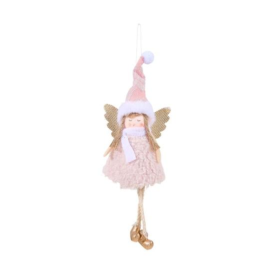 Christmas Angel Doll Decoration Plush Angel Christmas Tree Hanging Ornaments for Christmas Party New Year Wedding Valentine's Day Decoration