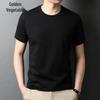 Men's 100% Cotton Round Neck Short Sleeve T-shirt