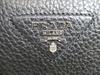 Authentic PRADA Black Calf Leather Round Zip Long Wallet #9939  Refurbished