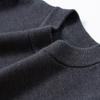FAPAI Men's Round Neck Solid Knit Sweater