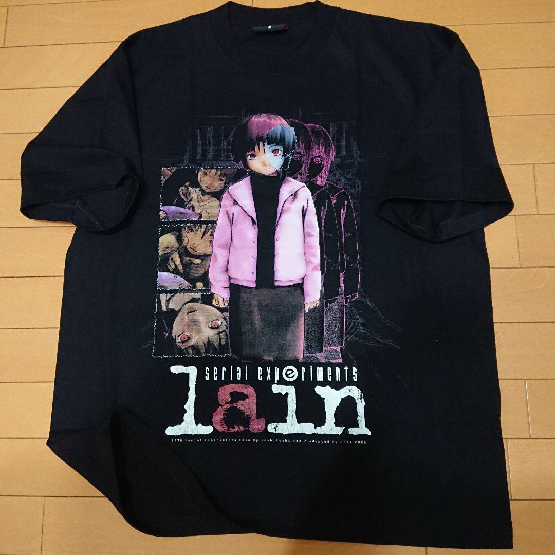

[USED] Serial Experiments Lain T-shirt Black XL Rare