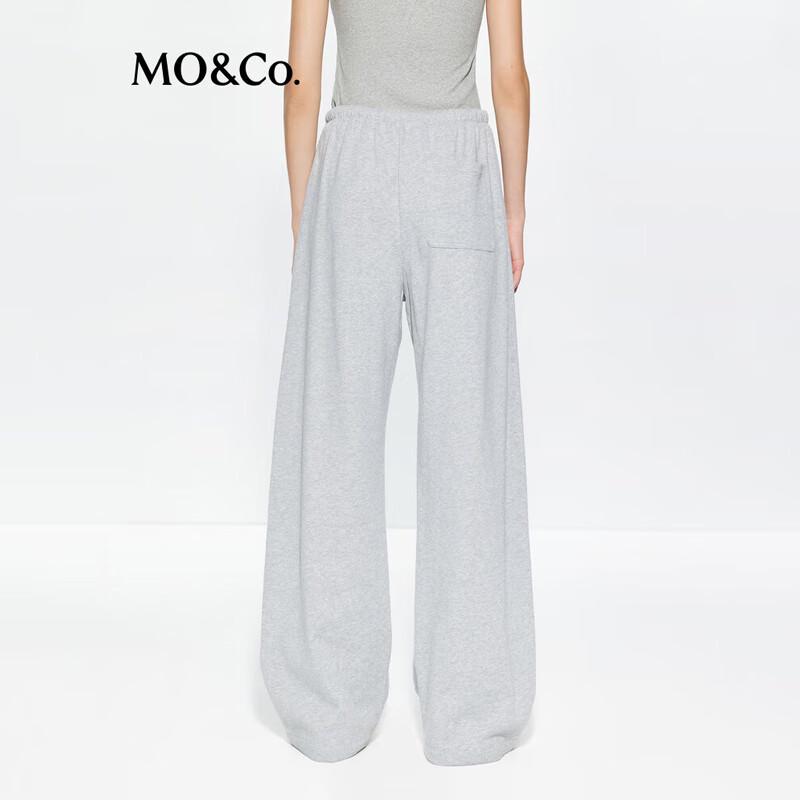 MO&Co. Women's Drawstring High-Waist Straight-Leg Casual Pants