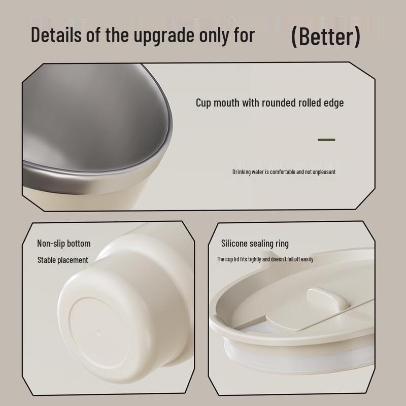 Shangqi 304 Stainless Steel Outdoor Camping Coffee Cup Set