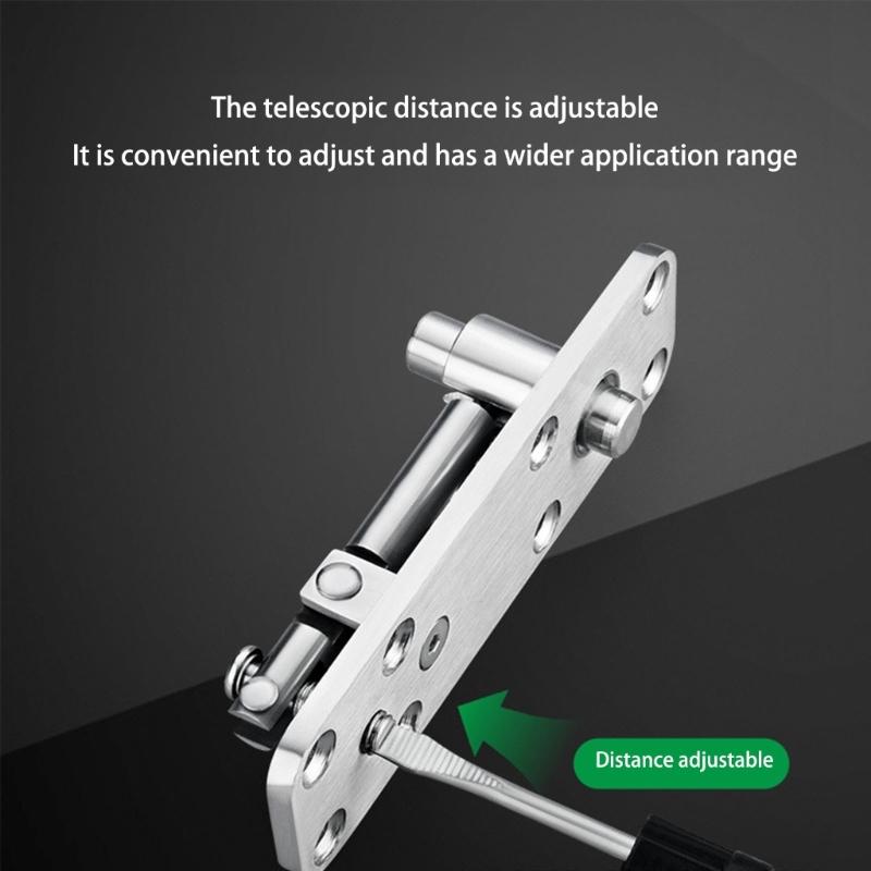 Wood Door Pivots Hinges Stainless Steel Concealed Door Hinge 360 Degree Rotation Invisible Pivots Door Hardware